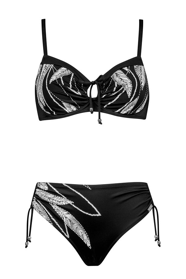 Black-White Bikini - Charmline -