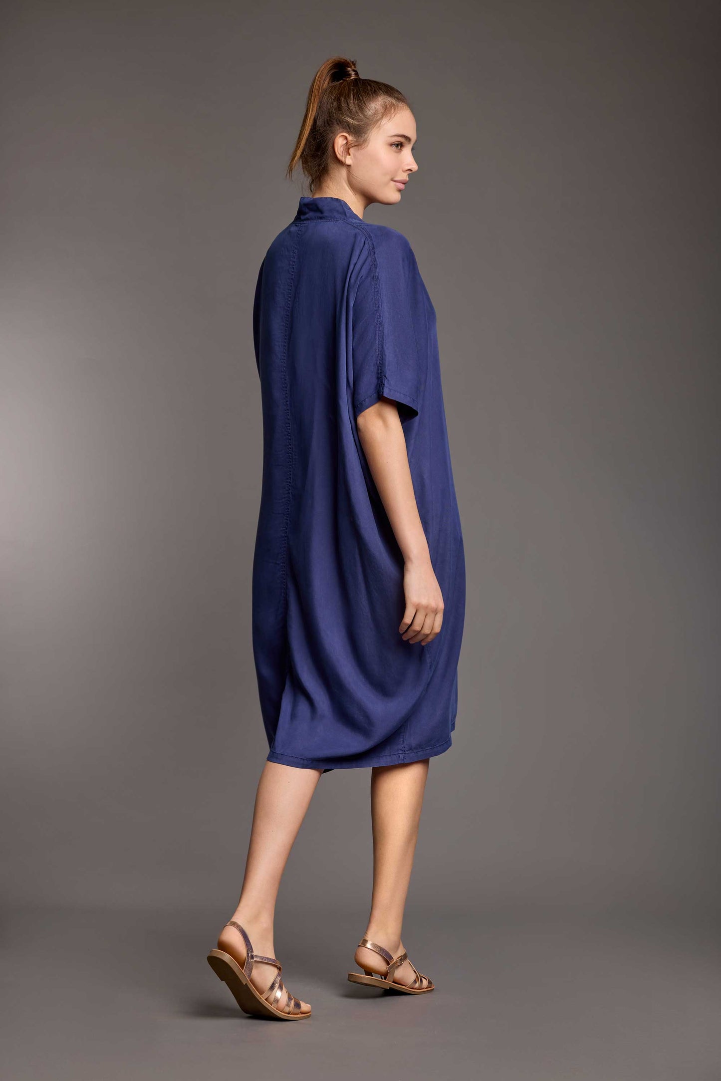 MAXI ABITO CAFTANO DAYANA IN TESSUTO TENCEL - ICONIQUE