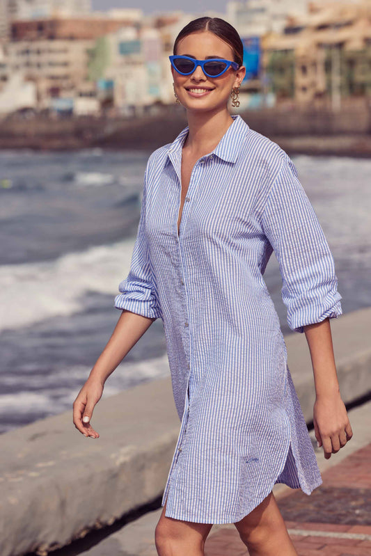 VESTITO CAMICIA LAURA - BRAND ICONIQUE
