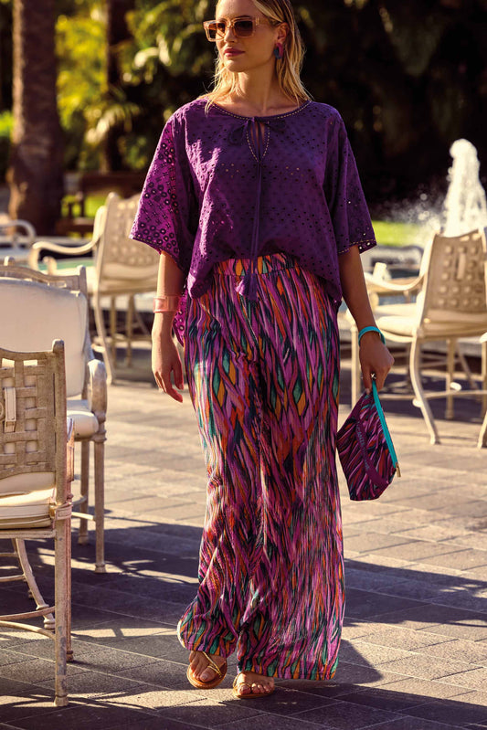 PANTALONI PALAZZO INES - VACANZE ITALIANE -